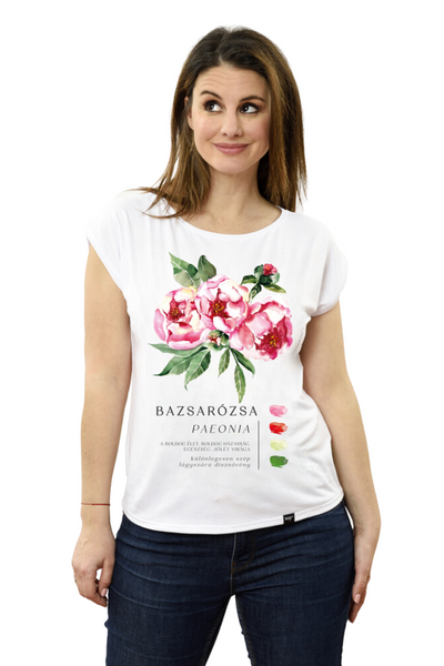 SOYxJozifek-Szűcs Gitta: Bazsarózsa akvarell festmény