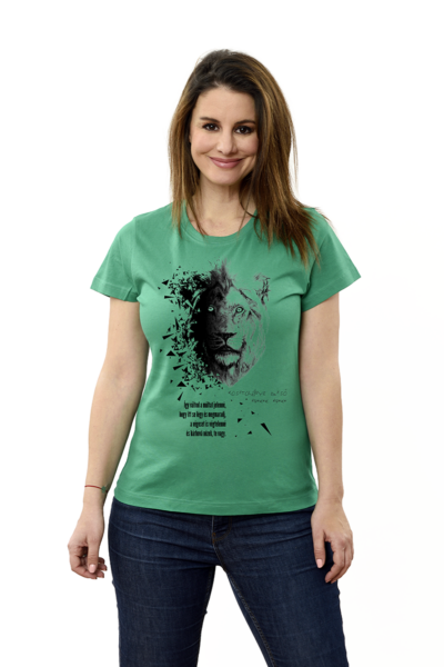 Kosztolányi Dezső: Énekek éneke  - zöld női basic póló